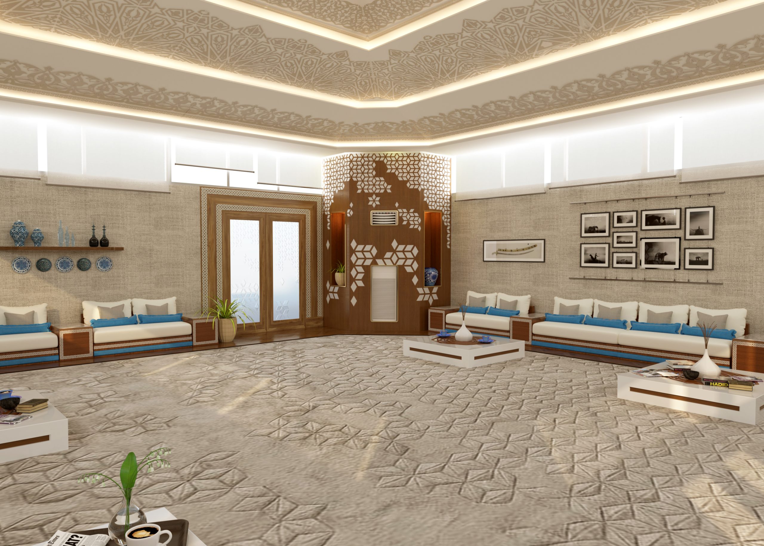Majlis Interior Design in Abu Dhabi